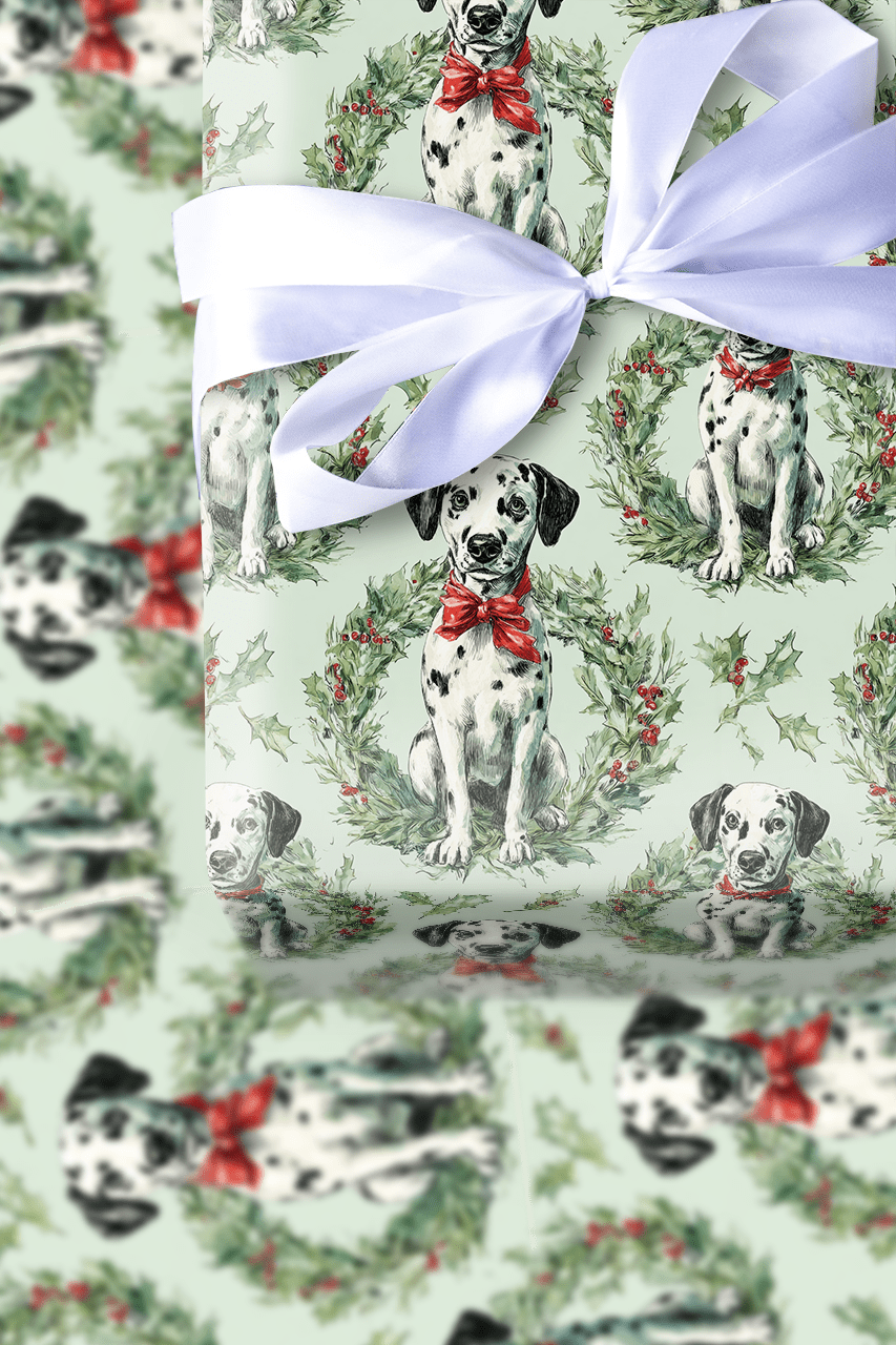 Dotty for December - Wrapping Paper - Aspen & Arlo