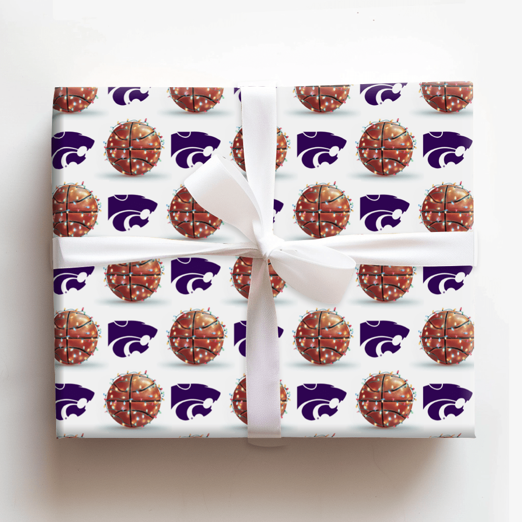 Holiday Hoops Wildcats - Wrapping Paper - Aspen & Arlo