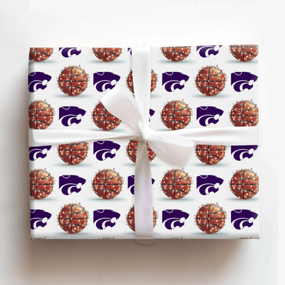 Holiday Hoops Wildcats - Wrapping Paper - Aspen & Arlo