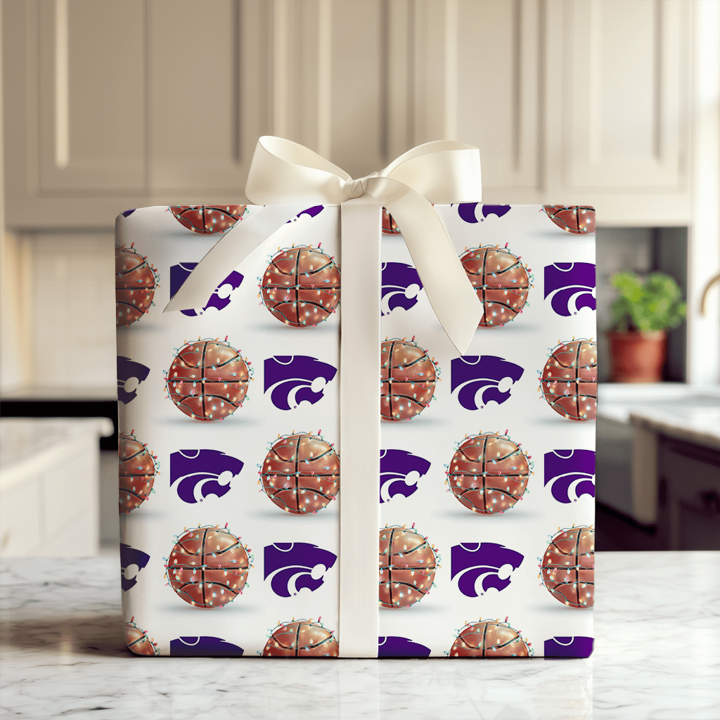 Holiday Hoops Wildcats - Wrapping Paper - Aspen & Arlo