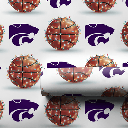 Holiday Hoops Wildcats - Wrapping Paper - Aspen & Arlo