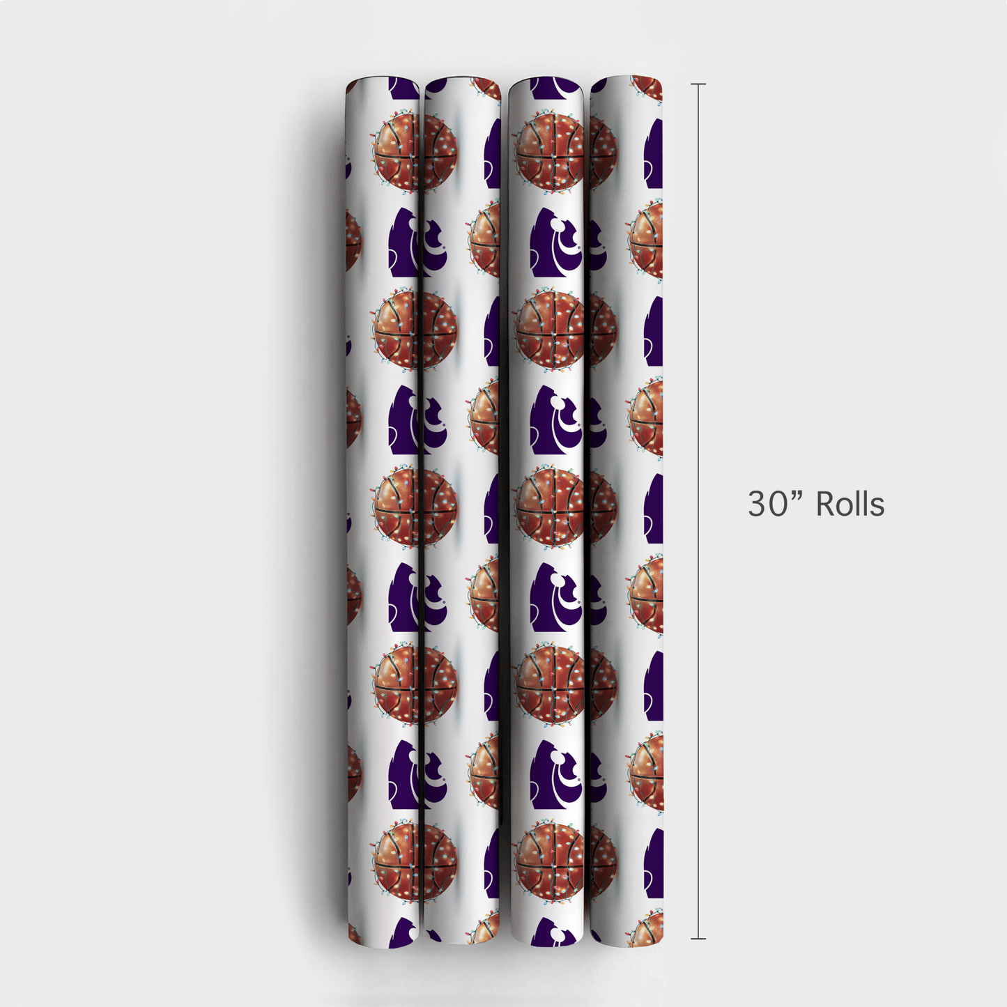 Holiday Hoops Wildcats - Wrapping Paper - Aspen & Arlo