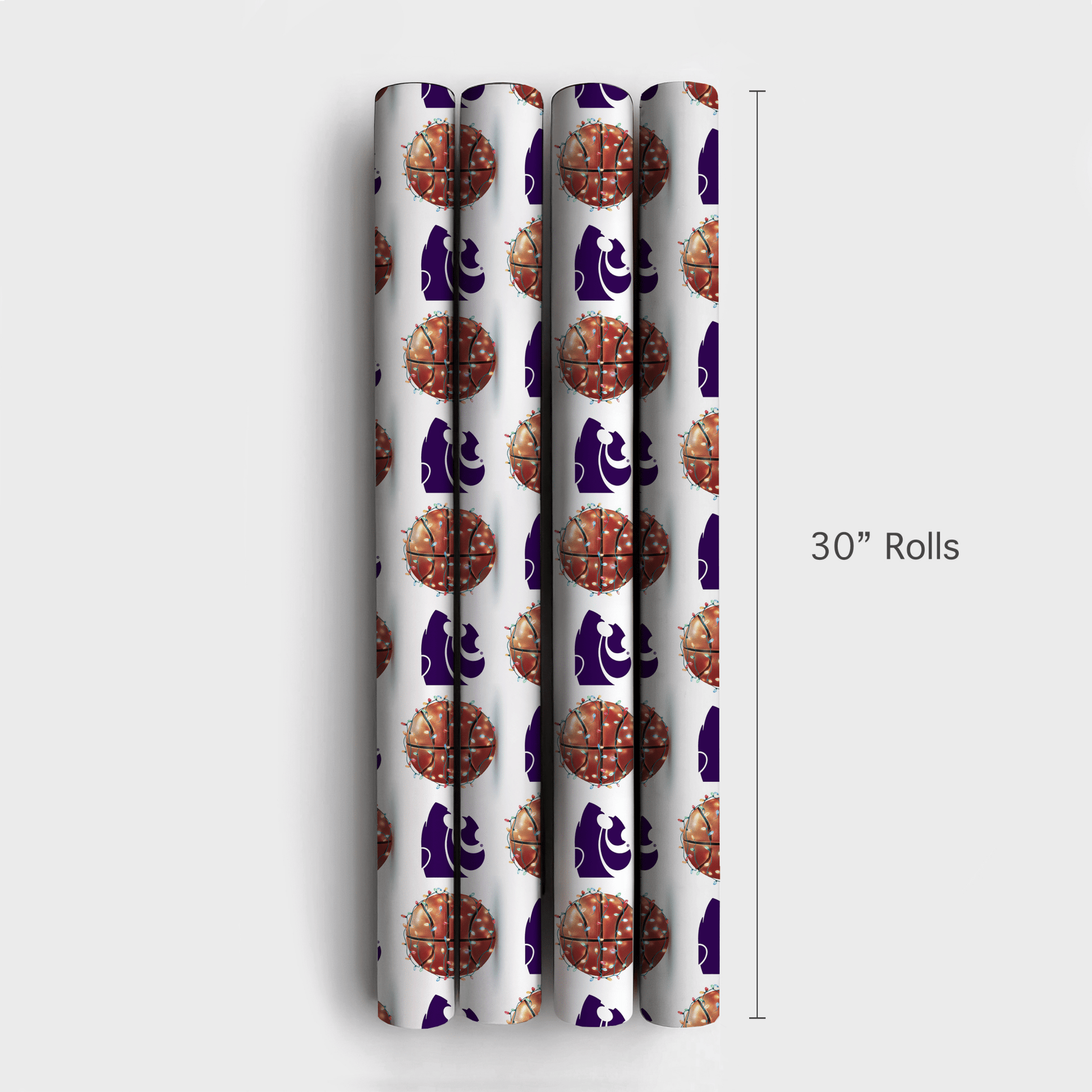 Holiday Hoops Wildcats - Wrapping Paper - Aspen & Arlo
