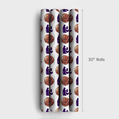 Holiday Hoops Wildcats - Wrapping Paper - Aspen & Arlo