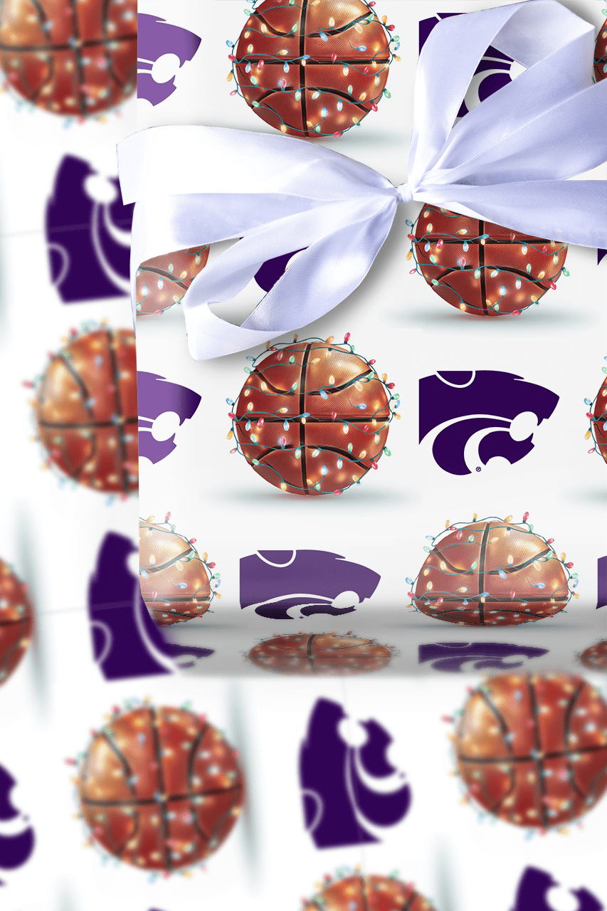 Holiday Hoops Wildcats - Wrapping Paper - Aspen & Arlo