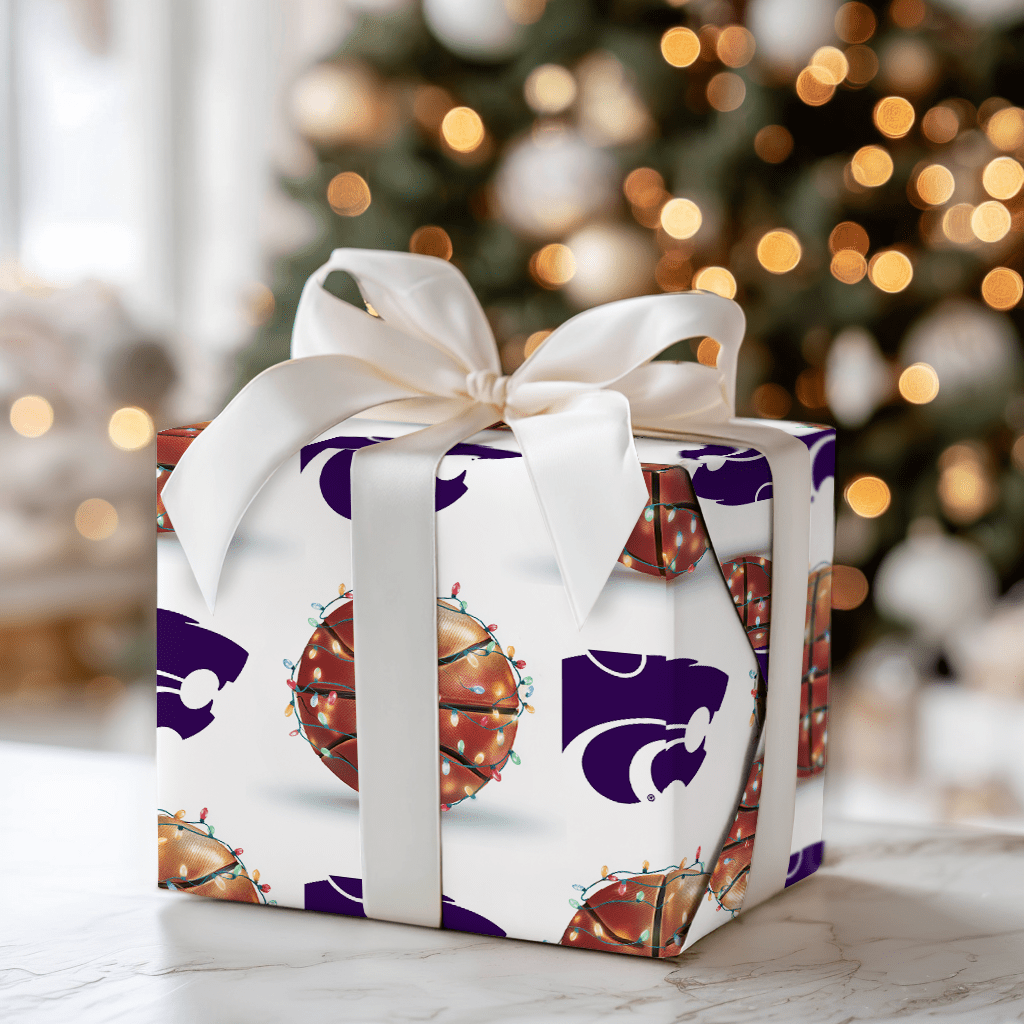 Holiday Hoops Wildcats - Wrapping Paper - Aspen & Arlo