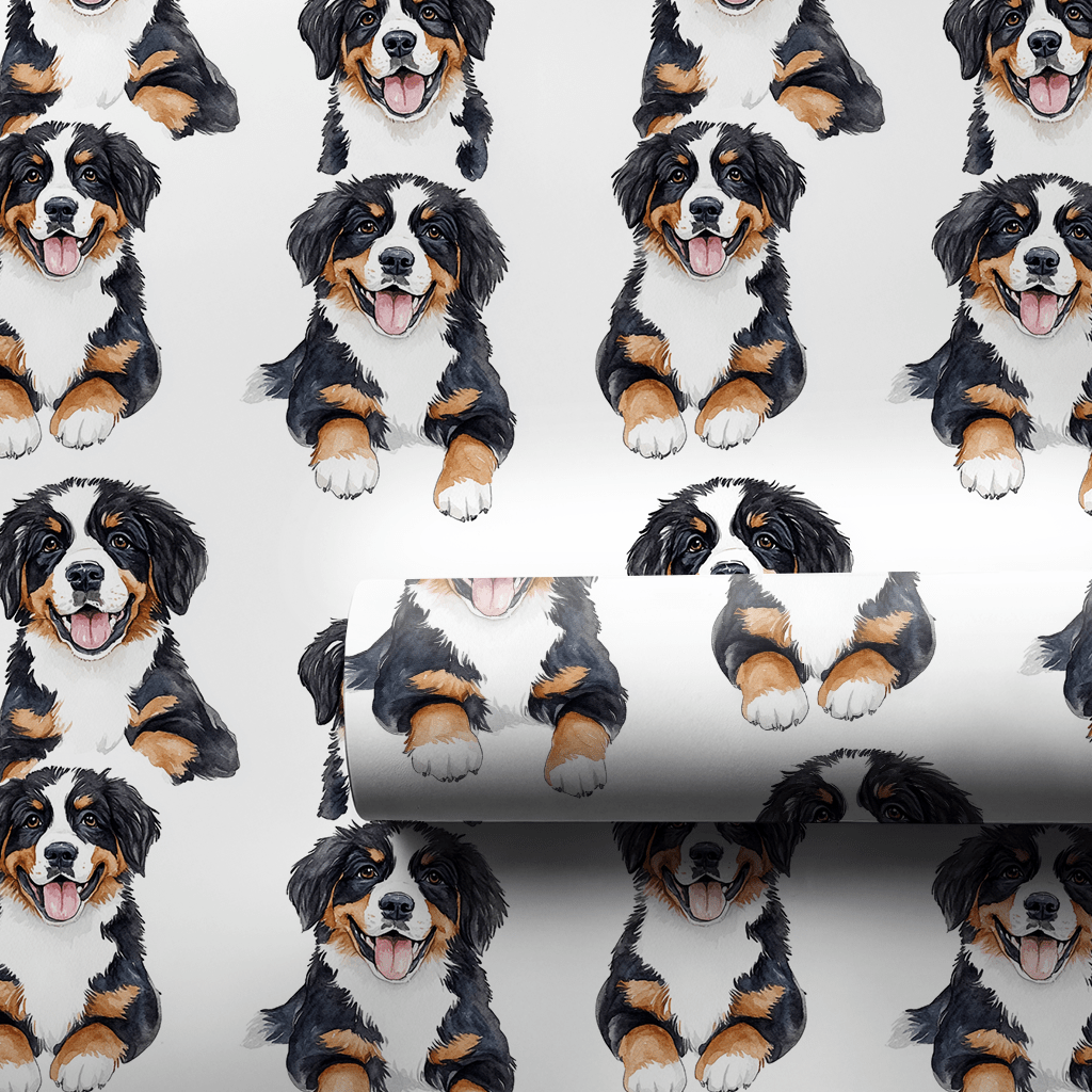 Bernese Mountain Dog - Wrapping Paper - Aspen & Arlo