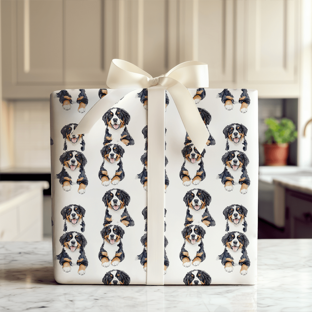 Bernese Mountain Dog - Wrapping Paper - Aspen & Arlo