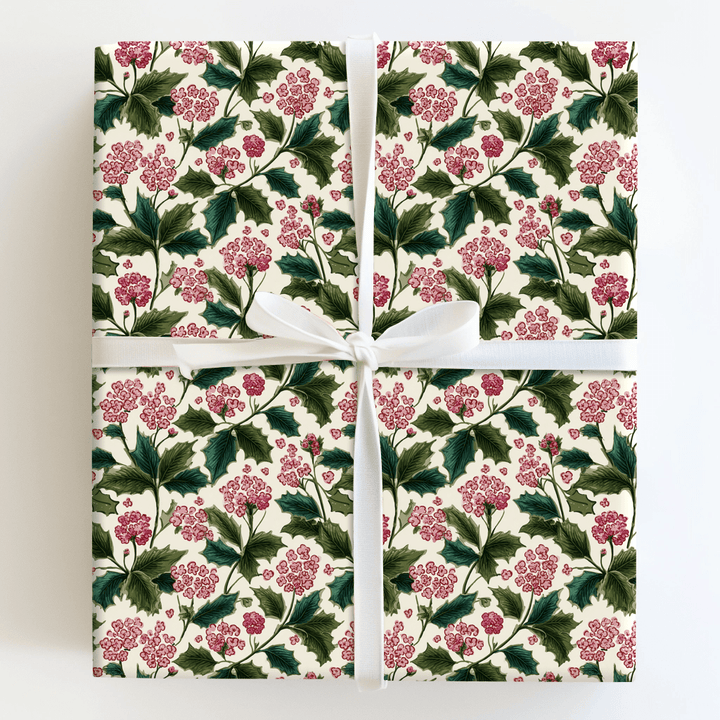Hydrangeas in Pink - Wrapping Paper - Aspen & Arlo