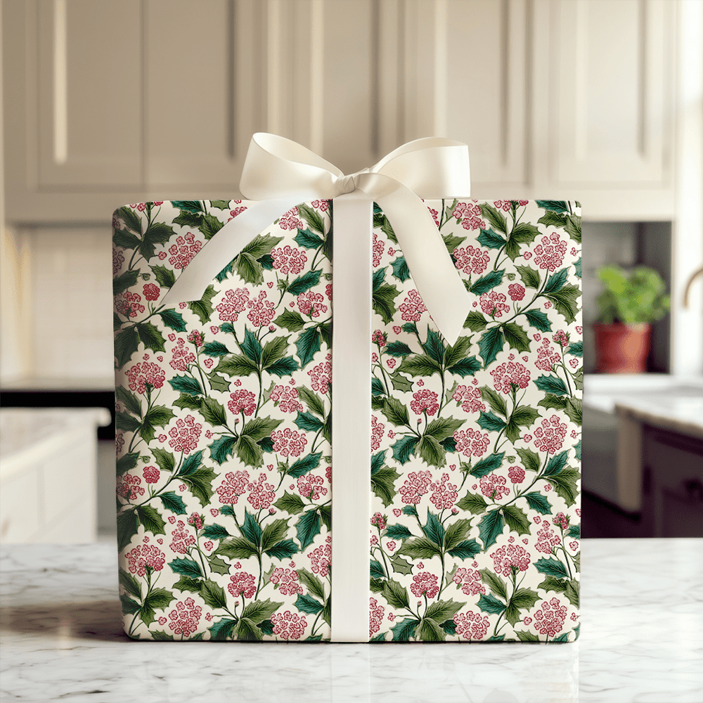 Hydrangeas in Pink - Wrapping Paper - Aspen & Arlo