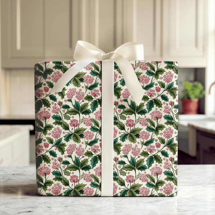 Hydrangeas in Pink - Wrapping Paper - Aspen & Arlo
