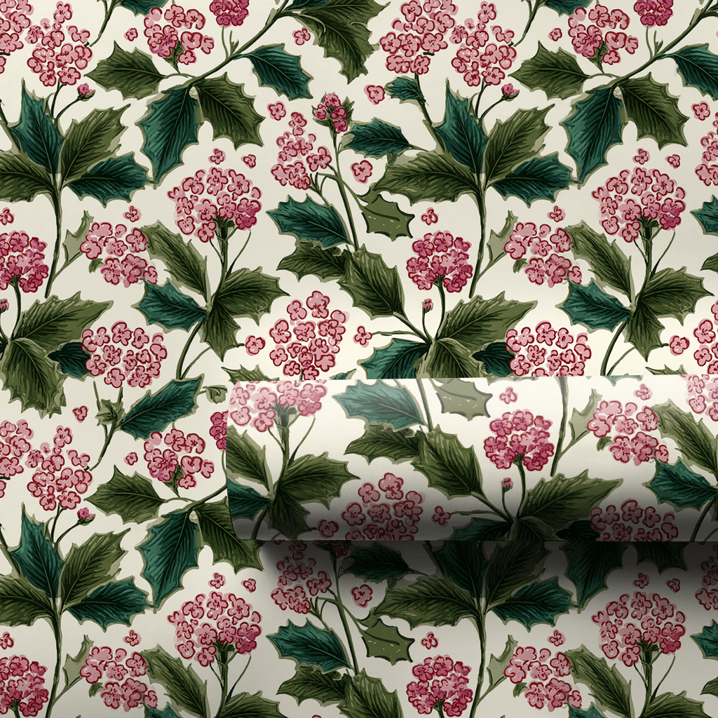 Hydrangeas in Pink - Wrapping Paper - Aspen & Arlo