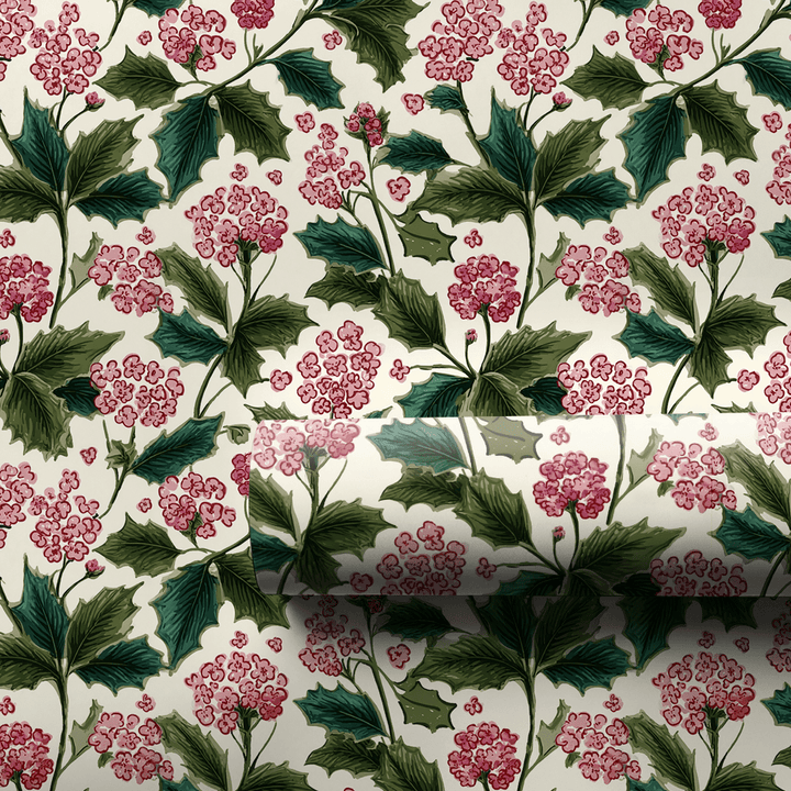 Hydrangeas in Pink - Wrapping Paper - Aspen & Arlo