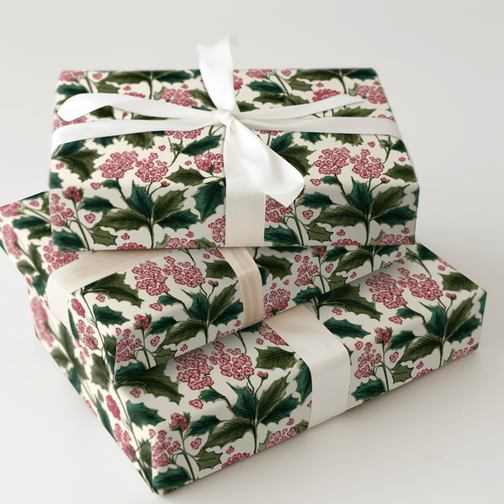Hydrangeas in Pink - Wrapping Paper - Aspen & Arlo