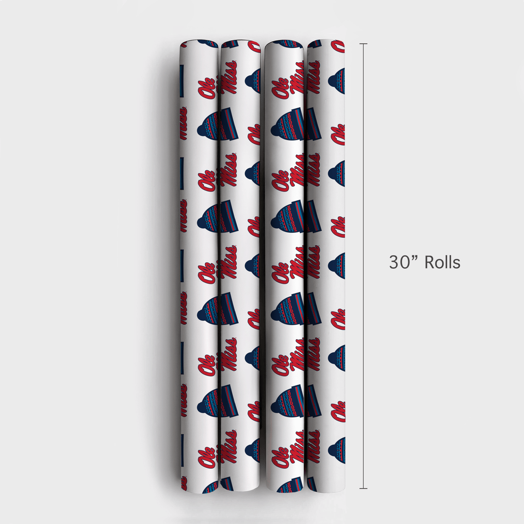 Ole Miss Beanie - Wrapping Paper - Aspen & Arlo