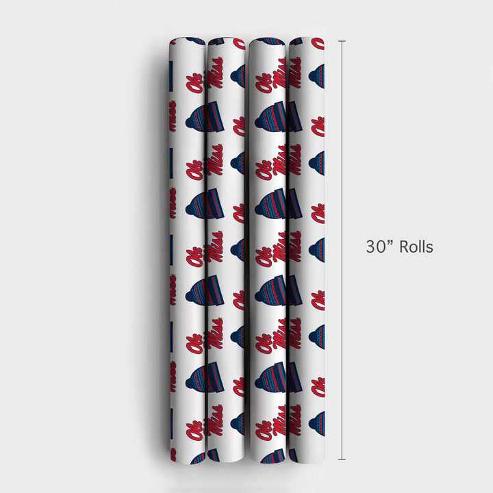 Ole Miss Beanie - Wrapping Paper - Aspen & Arlo