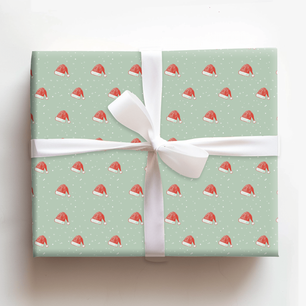Santa's Hat - Wrapping Paper - Aspen & Arlo