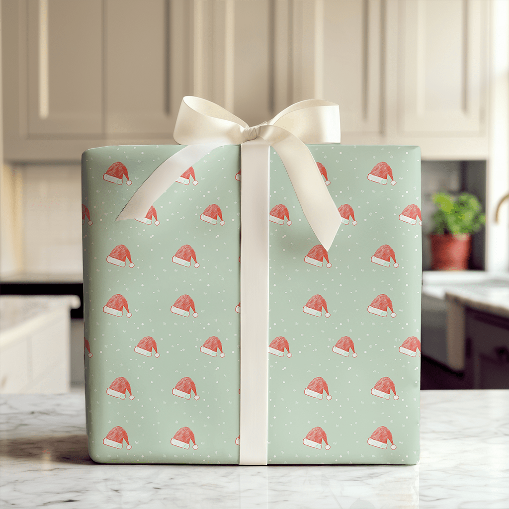 Santa's Hat - Wrapping Paper - Aspen & Arlo