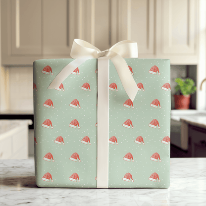 Santa's Hat - Wrapping Paper - Aspen & Arlo