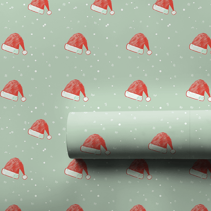 Santa's Hat - Wrapping Paper - Aspen & Arlo