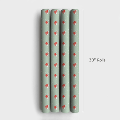 Santa's Hat - Wrapping Paper - Aspen & Arlo