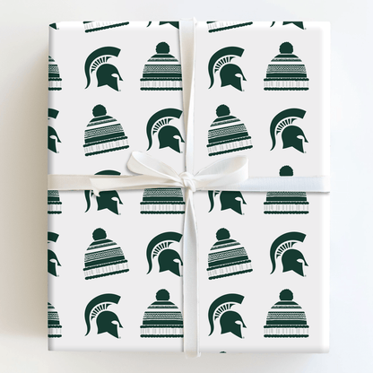 Spartan Beanie - Wrapping Paper - Aspen & Arlo