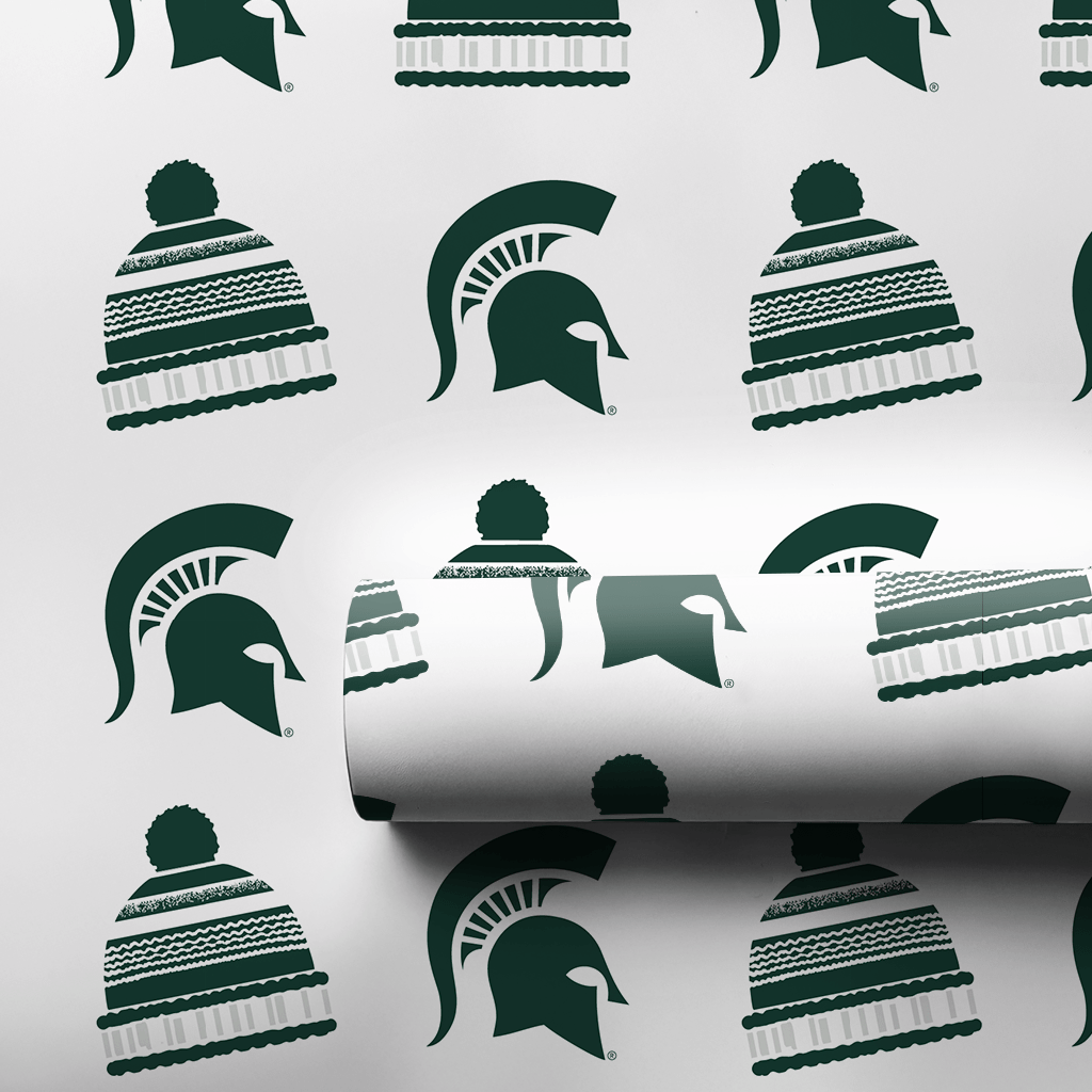 Spartan Beanie - Wrapping Paper - Aspen & Arlo