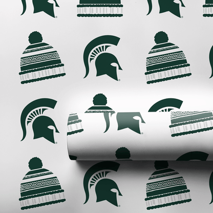 Spartan Beanie - Wrapping Paper - Aspen & Arlo