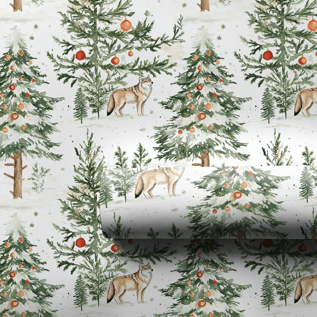 Snowy Howlidays - Wrapping Paper - Aspen & Arlo