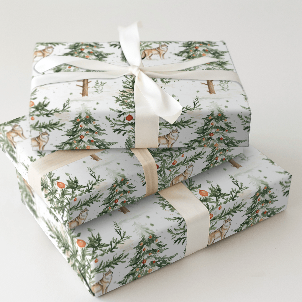 Snowy Howlidays - Wrapping Paper - Aspen & Arlo