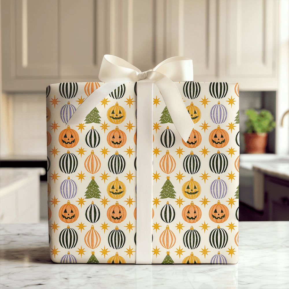 Jack-o-Baubles - Wrapping Paper - Aspen & Arlo