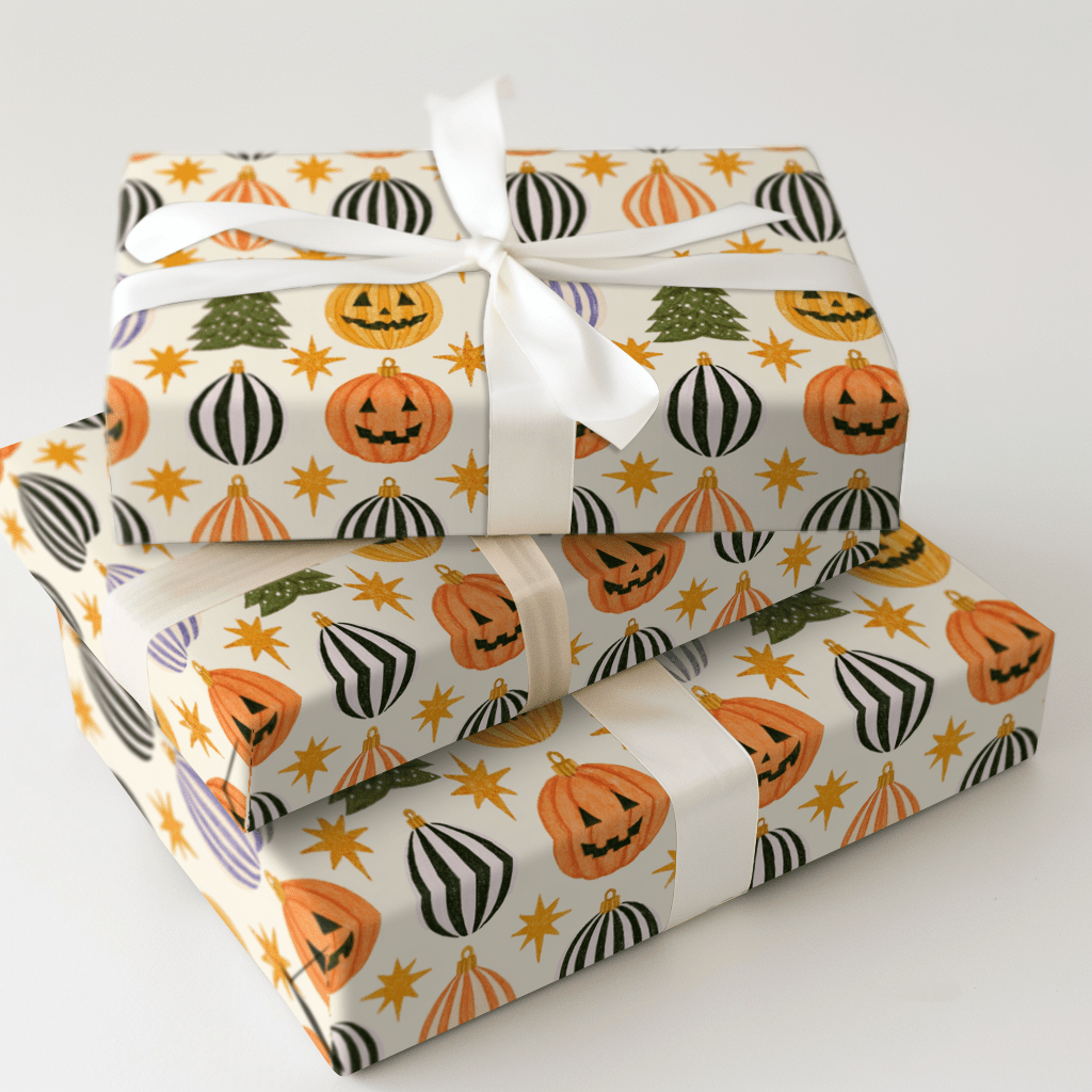 Jack-o-Baubles - Wrapping Paper - Aspen & Arlo