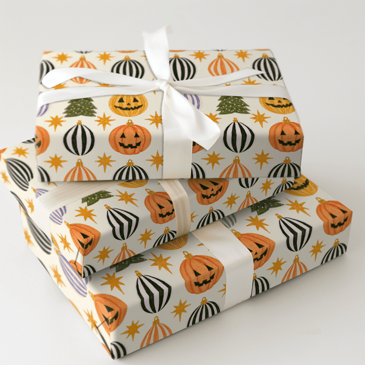 Jack-o-Baubles - Wrapping Paper - Aspen & Arlo