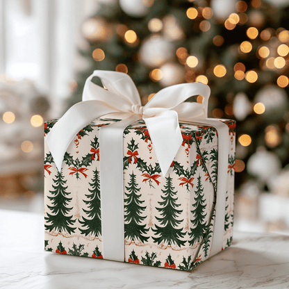 Oh, Vintage Tree - Wrapping Paper - Aspen & Arlo