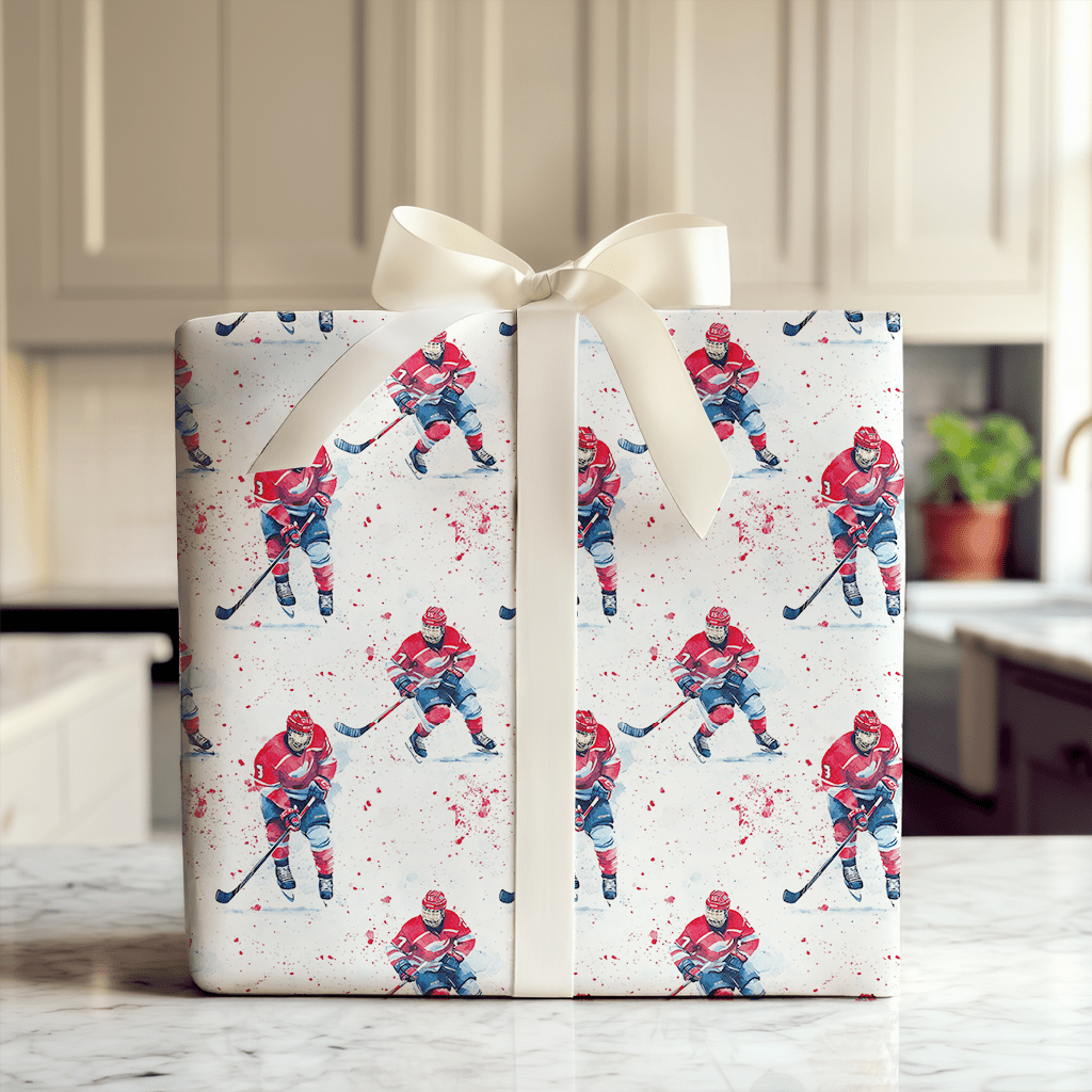 Puck Drop - Wrapping Paper - Aspen & Arlo