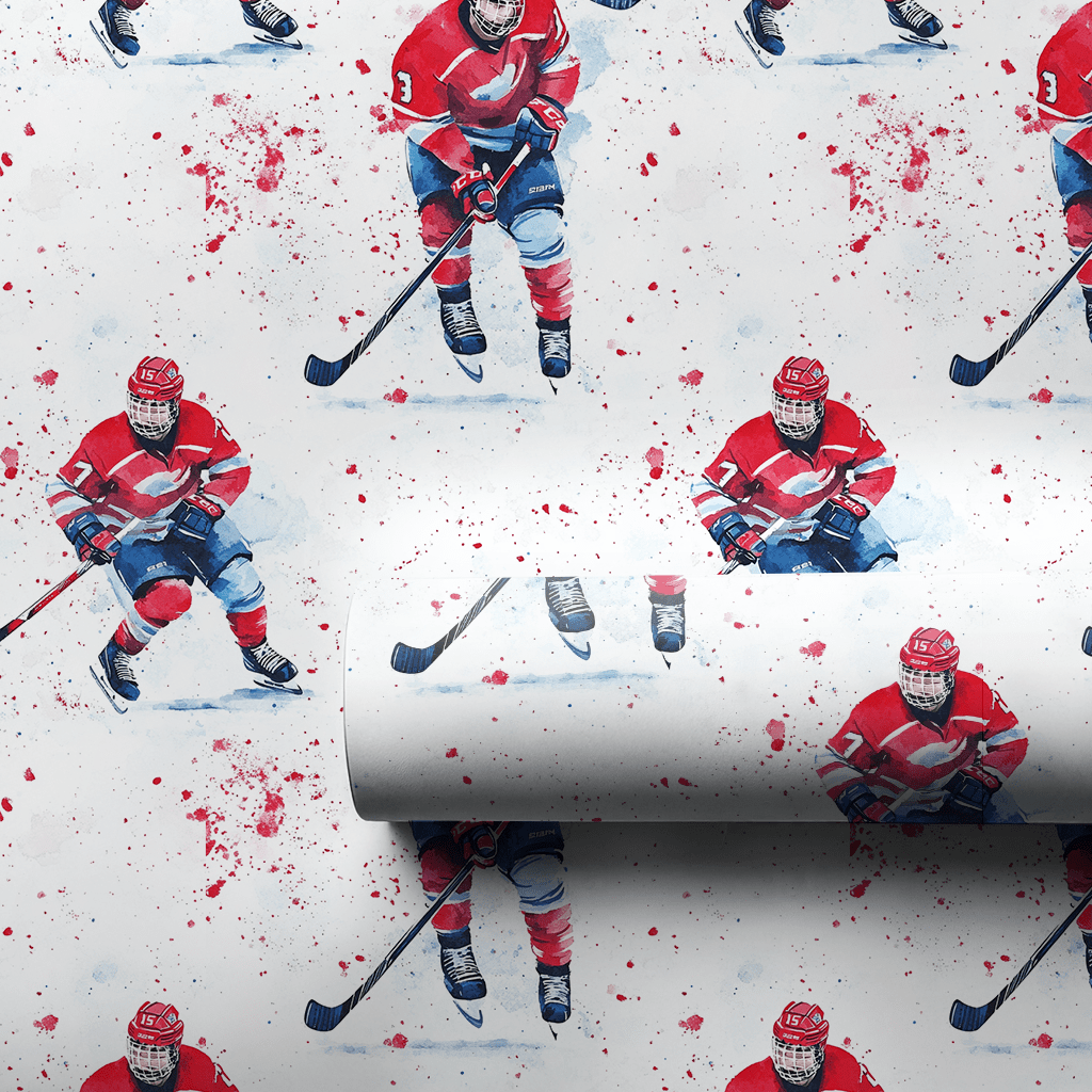 Puck Drop - Wrapping Paper - Aspen & Arlo