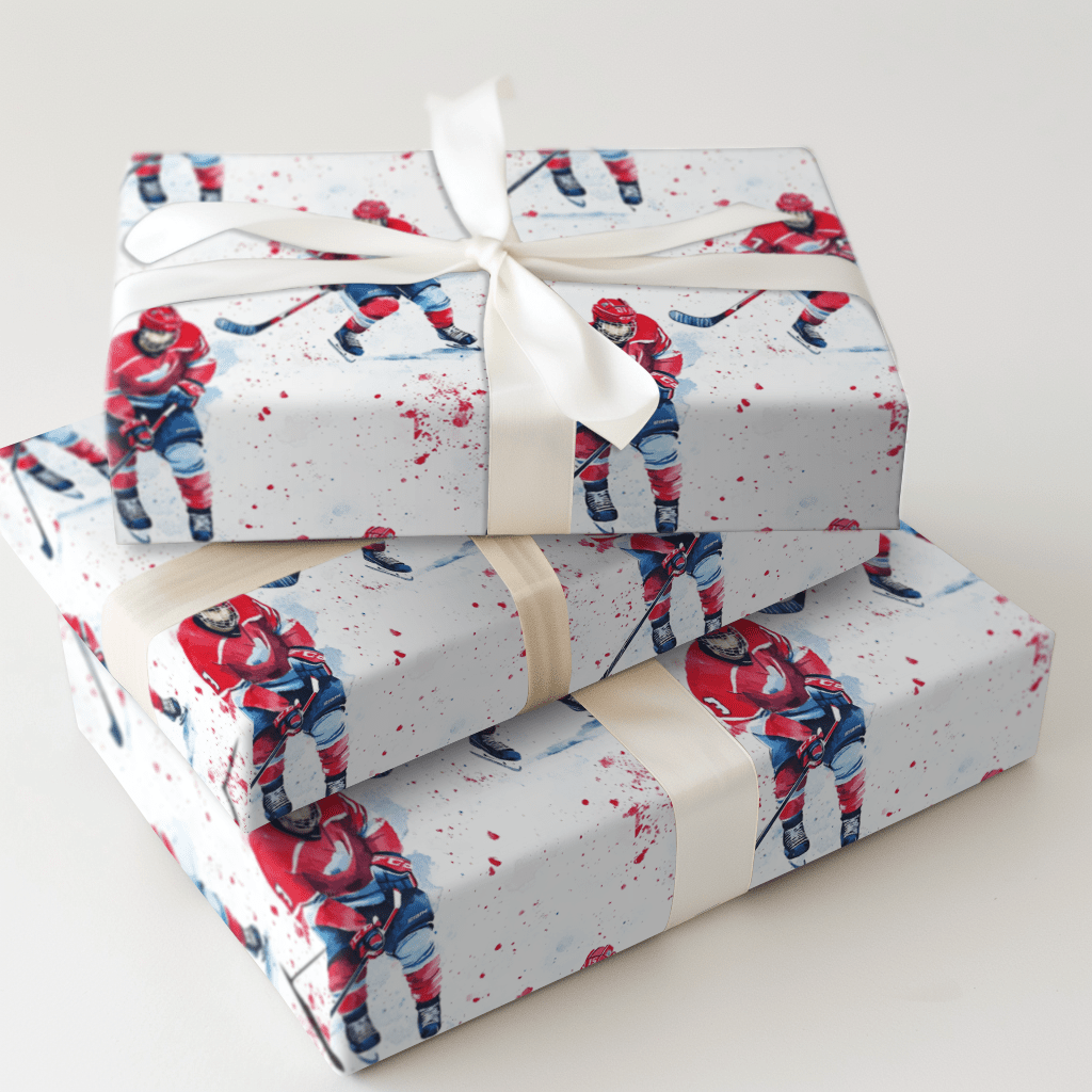 Puck Drop - Wrapping Paper - Aspen & Arlo