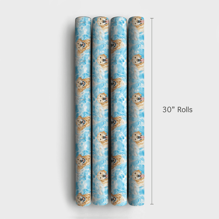 Swimmy Gold - Wrapping Paper - Aspen & Arlo