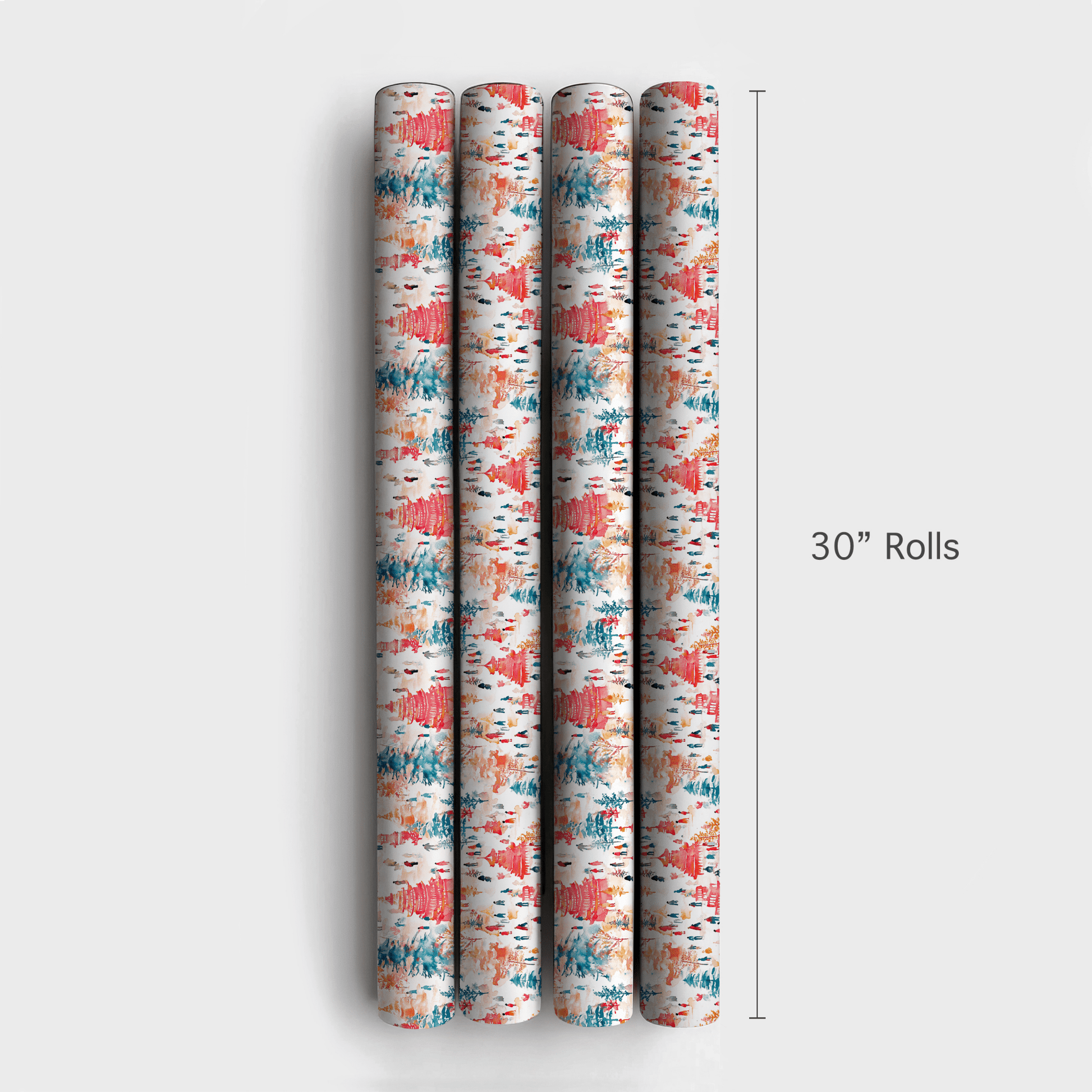 Shinjuku Sleigh Ride - Wrapping Paper - Aspen & Arlo