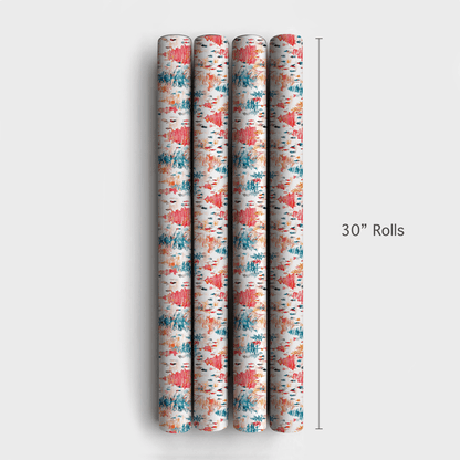 Shinjuku Sleigh Ride - Wrapping Paper - Aspen & Arlo
