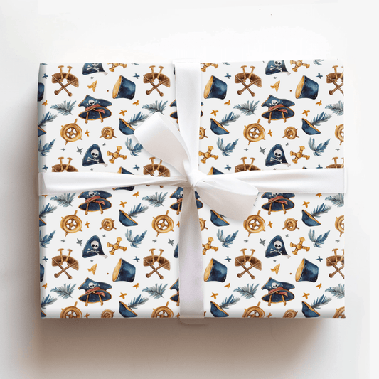 Crown the Captain - Wrapping Paper - Aspen & Arlo