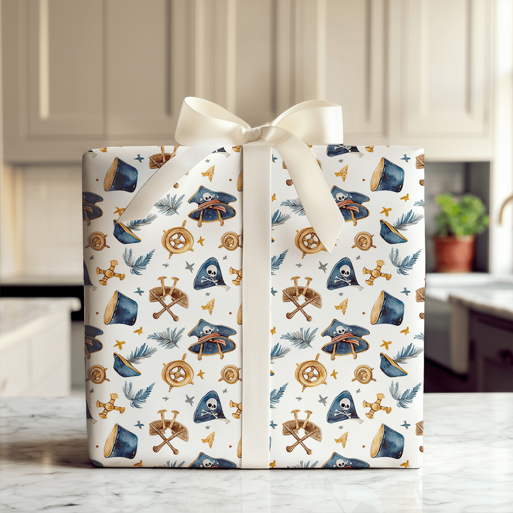 Crown the Captain - Wrapping Paper - Aspen & Arlo