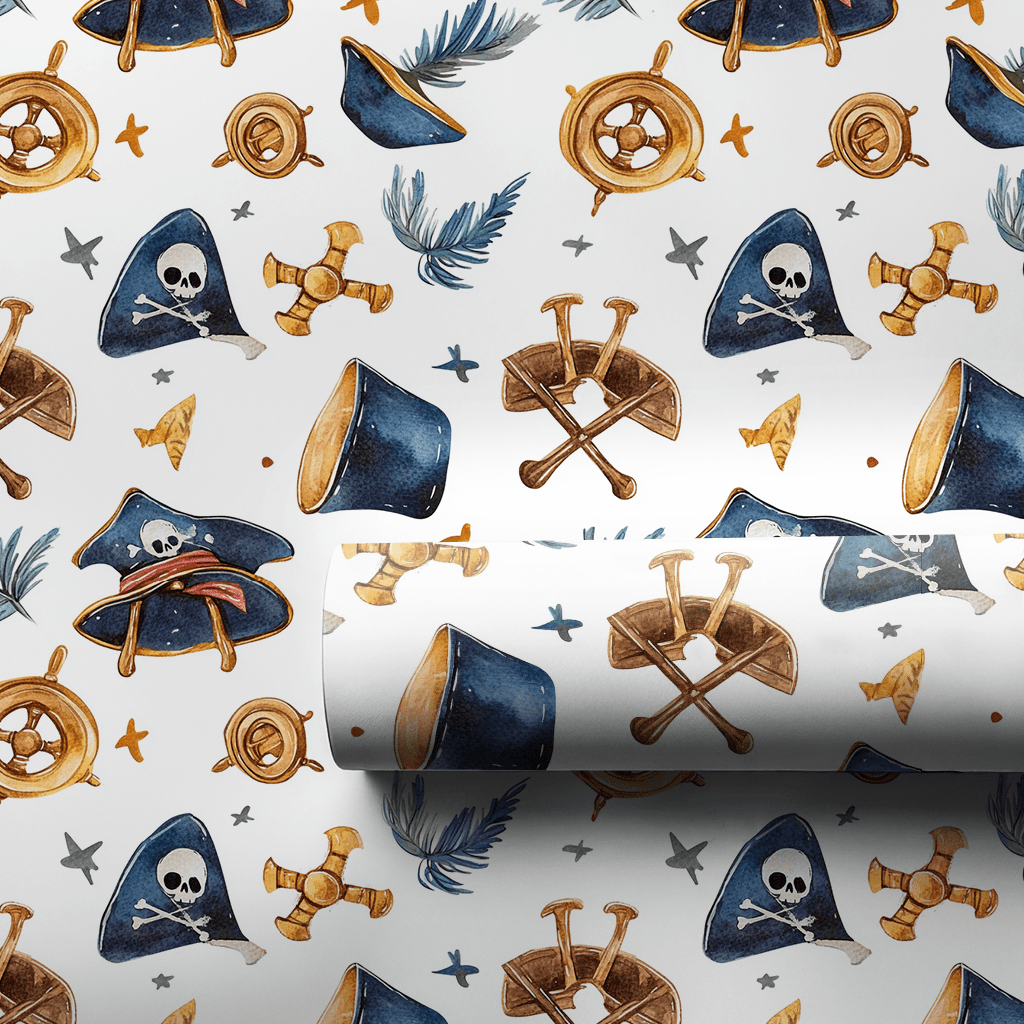 Crown the Captain - Wrapping Paper - Aspen & Arlo