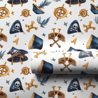 Crown the Captain - Wrapping Paper - Aspen & Arlo