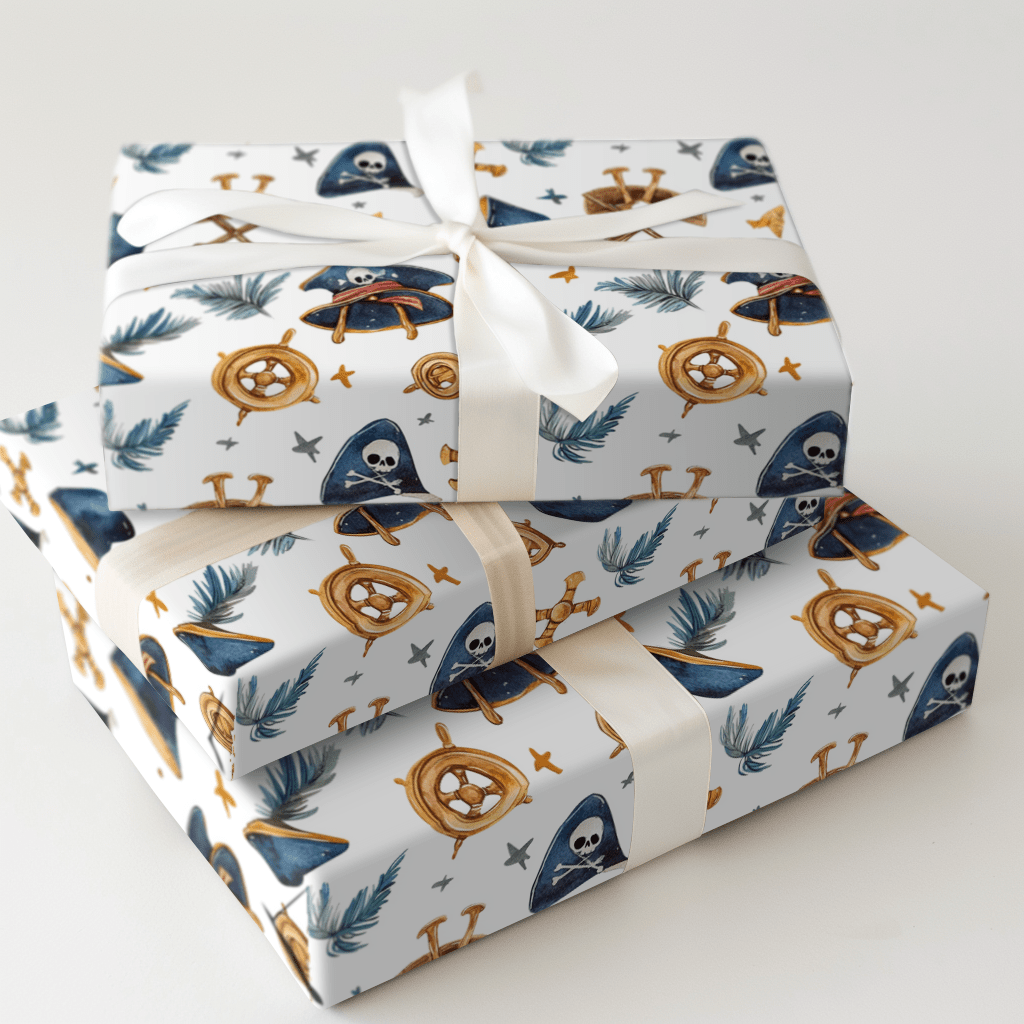 Crown the Captain - Wrapping Paper - Aspen & Arlo