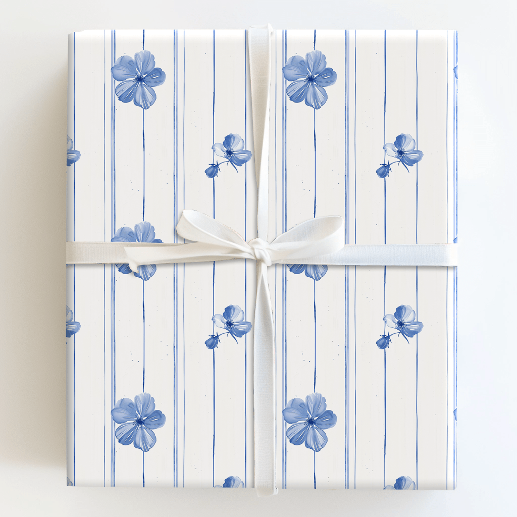 Something Blue - Wrapping Paper - Aspen & Arlo