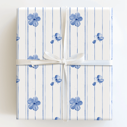 Something Blue - Wrapping Paper - Aspen & Arlo