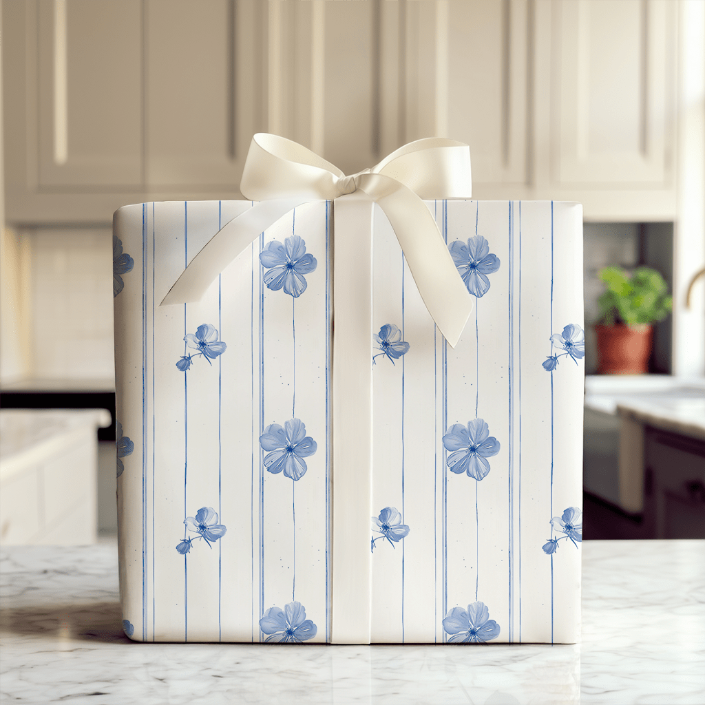 Something Blue - Wrapping Paper - Aspen & Arlo
