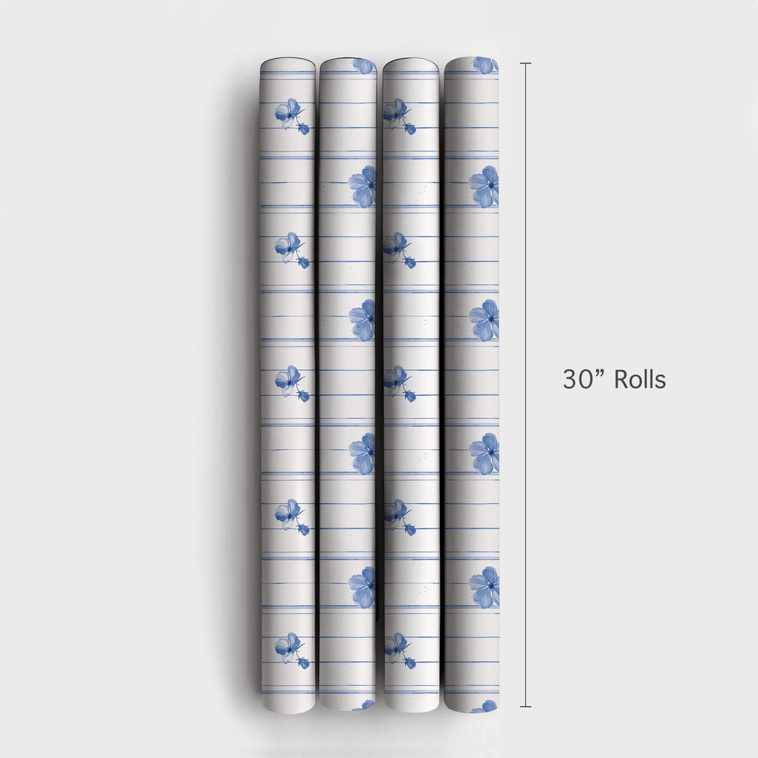 Something Blue - Wrapping Paper - Aspen & Arlo