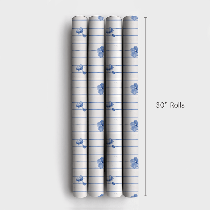 Something Blue - Wrapping Paper - Aspen & Arlo